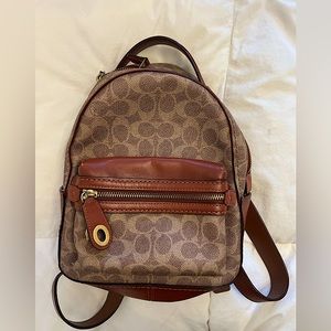 Coach mini Charter Backpack